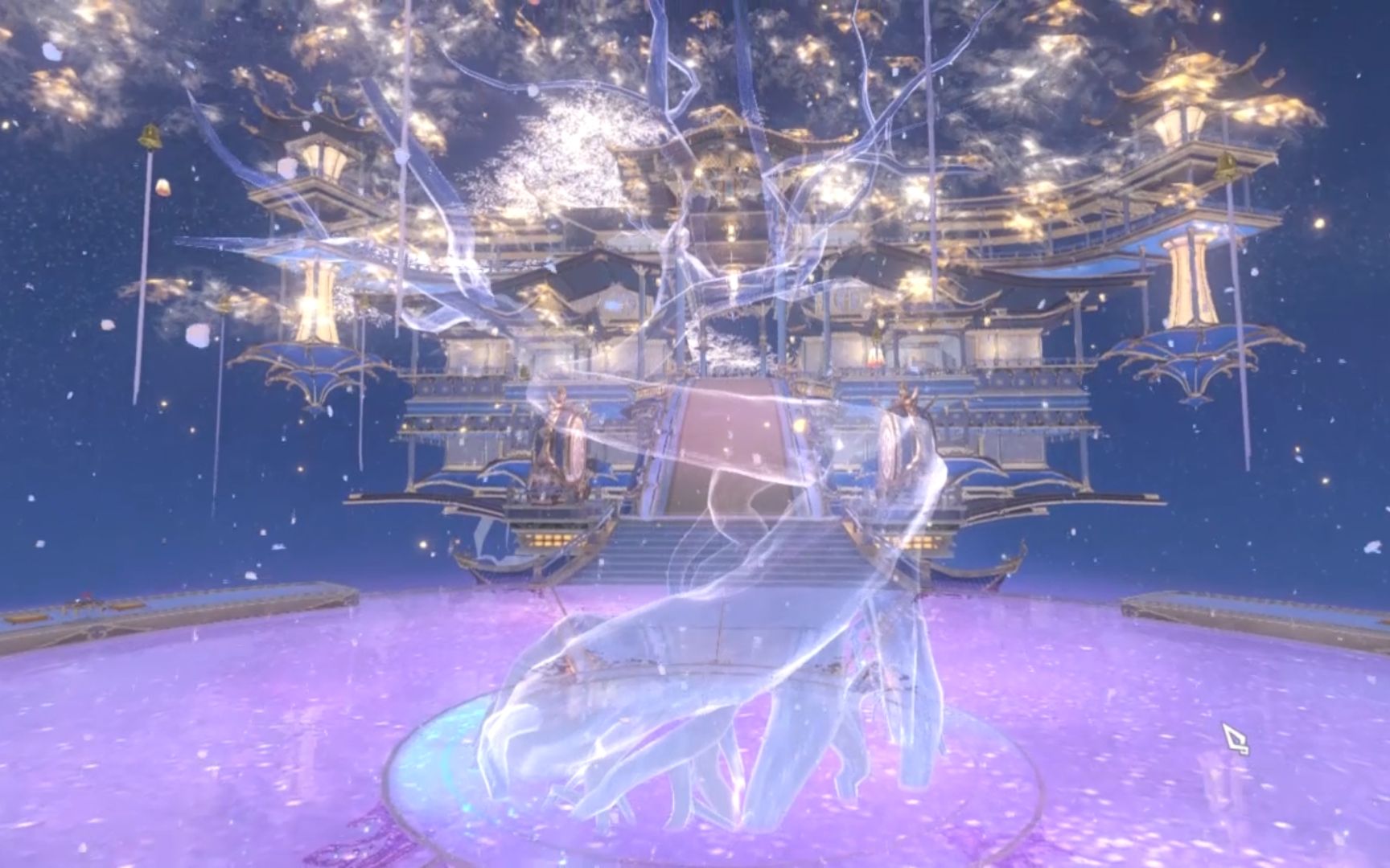 【逆水寒广寒宫】免钢丝"空中漫步",中秋活动节选随录_逆水寒