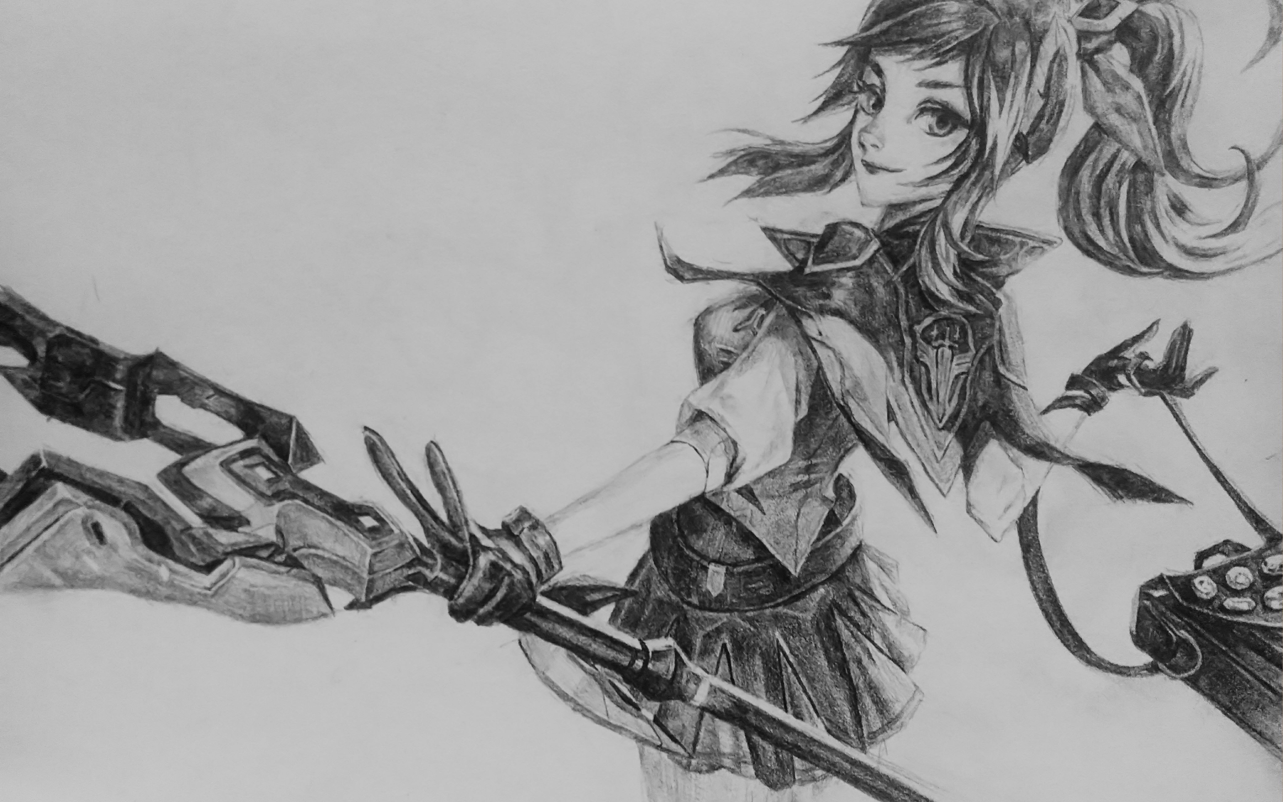 终极蛇皮上帝视角,终极闪光闪瞎狗眼之画渣无法诠释你的美,拉克丝手绘