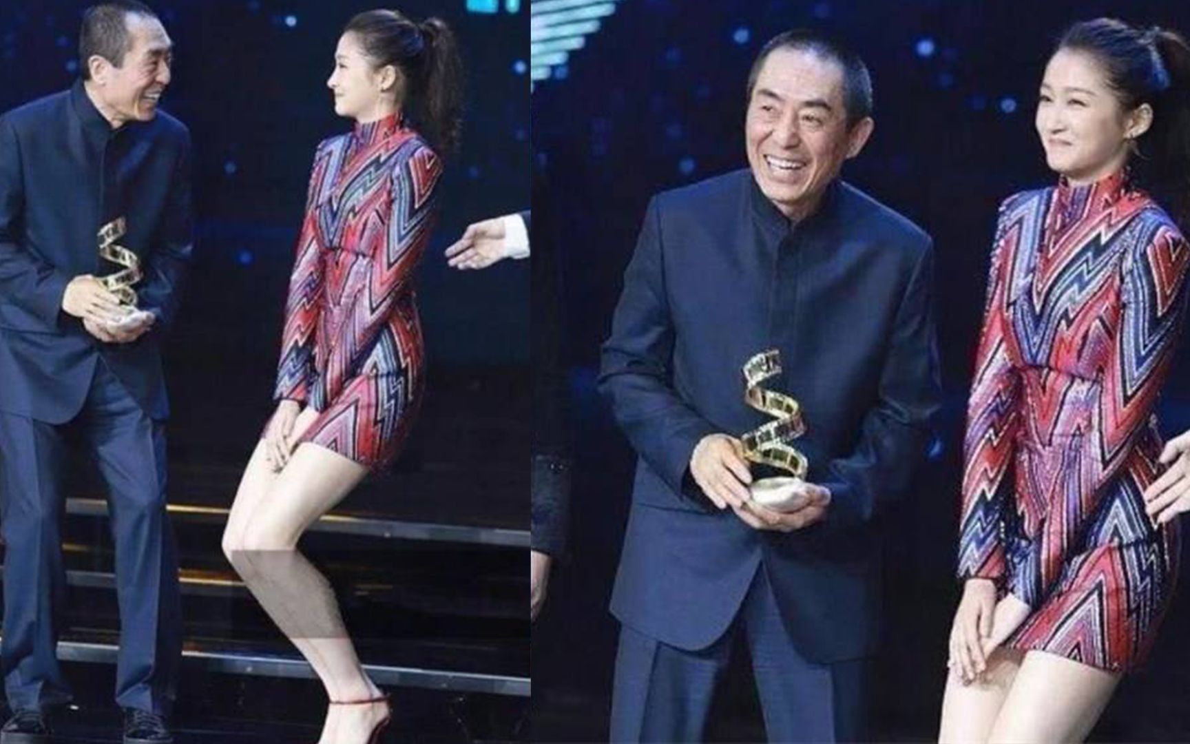 关晓彤一见张艺谋双腿夹紧,是尊重还是耍心机?原因让人捧腹大笑