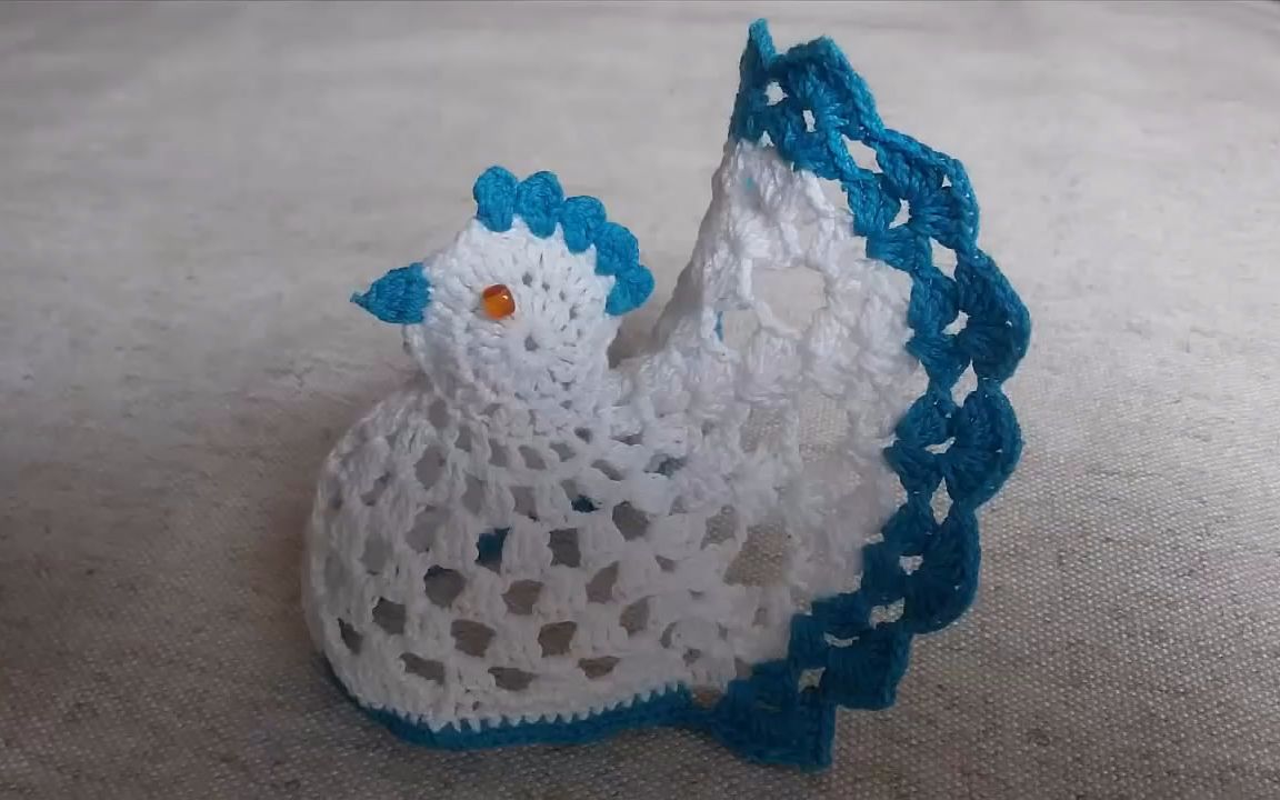 「花样针织系列」教你如何钩织毛线凤凰的方法(步骤2