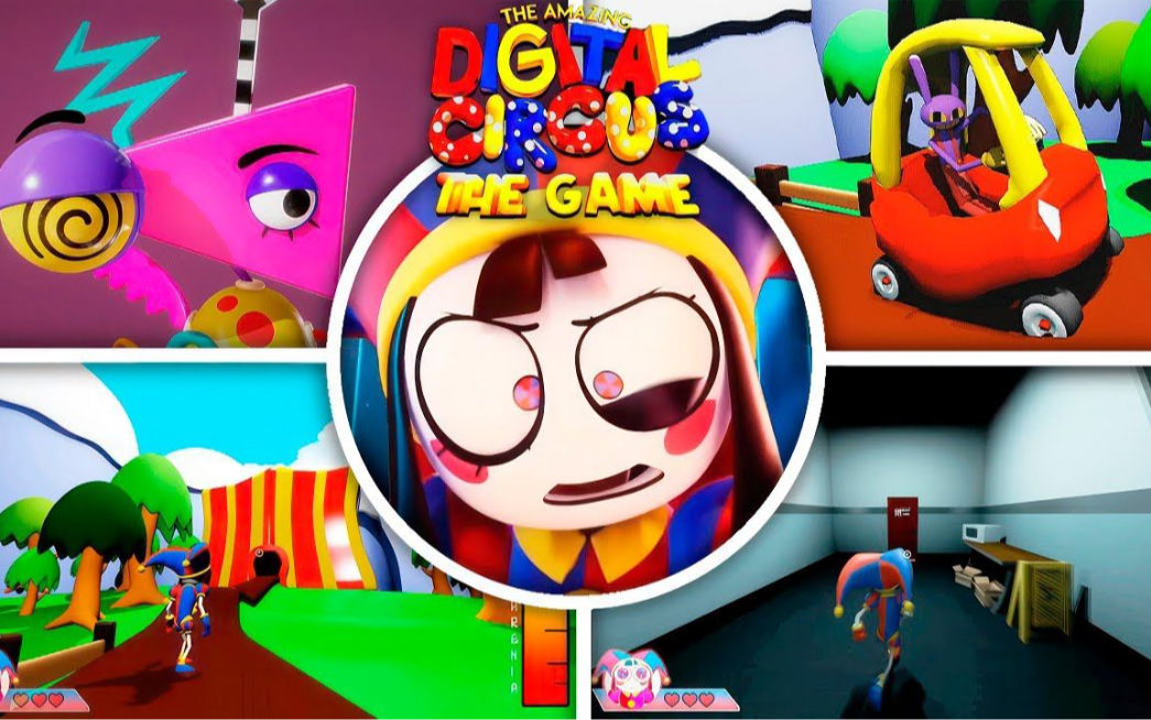 神奇数字马戏团 the amazing digital circus game - behind the