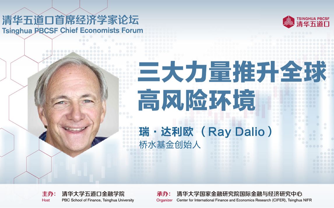 桥水基金创始人瑞ⷨ𞾥ˆ馬稒ay Dalio):三大力量推升全球高风险环境哔哩哔哩bilibili