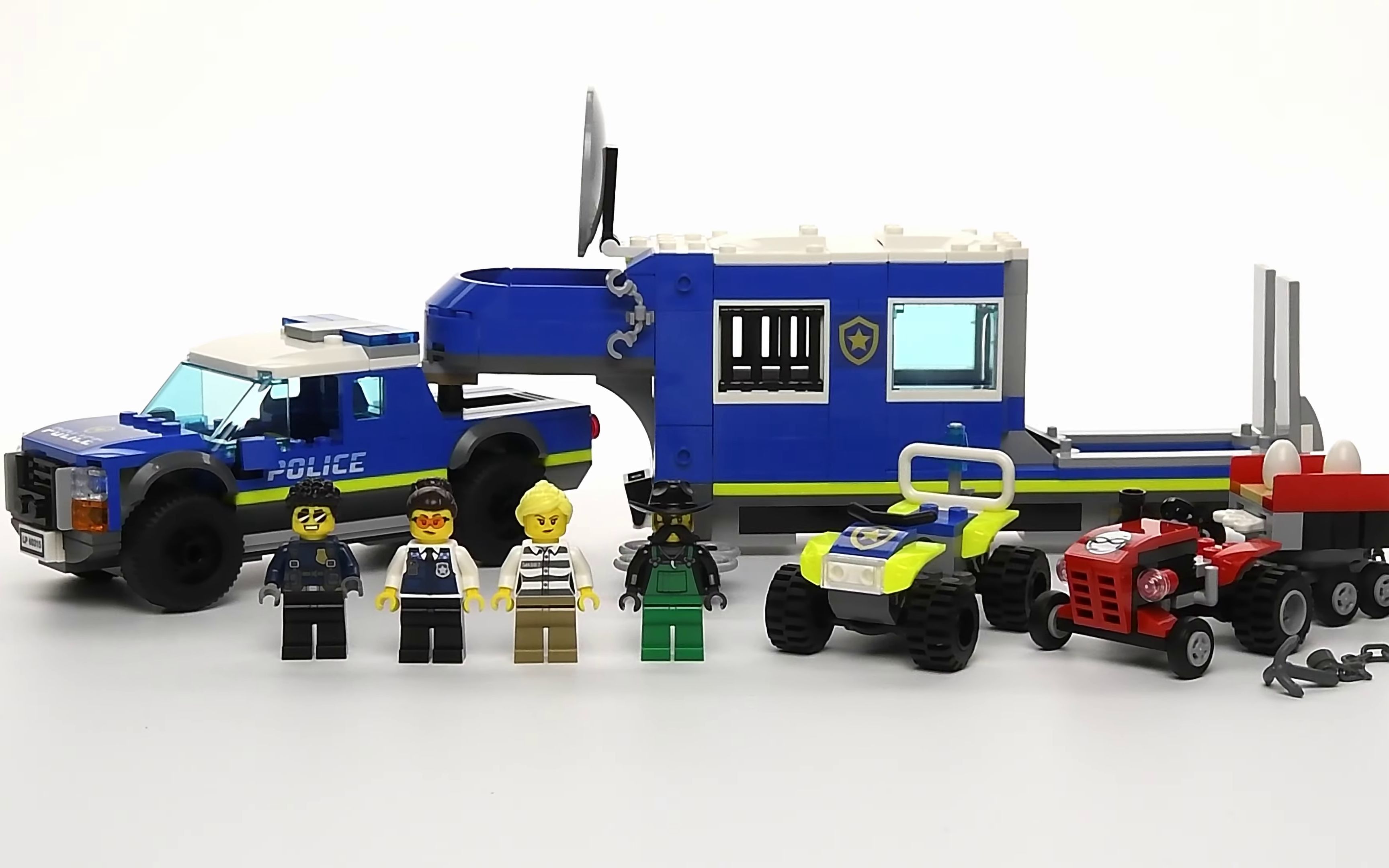 [4k]乐高城市 police mobile command truck 60315 速拼