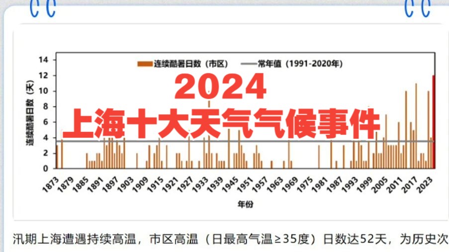 2024上海十大天气气候事件出炉哔哩哔哩bilibili