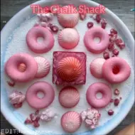 Download Video: The Chalk Shack/樱花粉染色一次镁粉+小蛋糕甜甜圈造型二次镁粉+小镁块～脆皮酥脆飞粉质感～