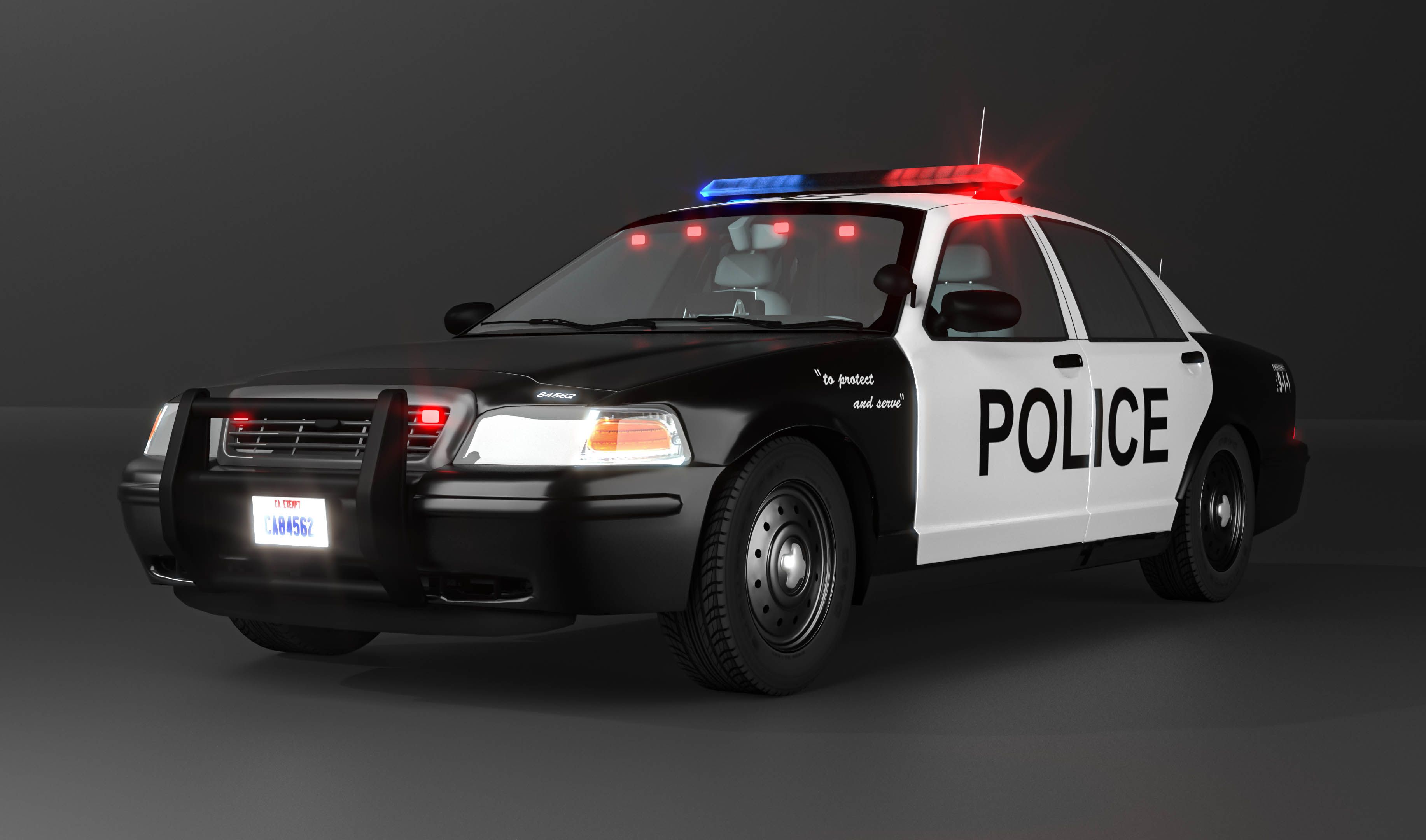 【红色警戒2/心灵终结】警车建模