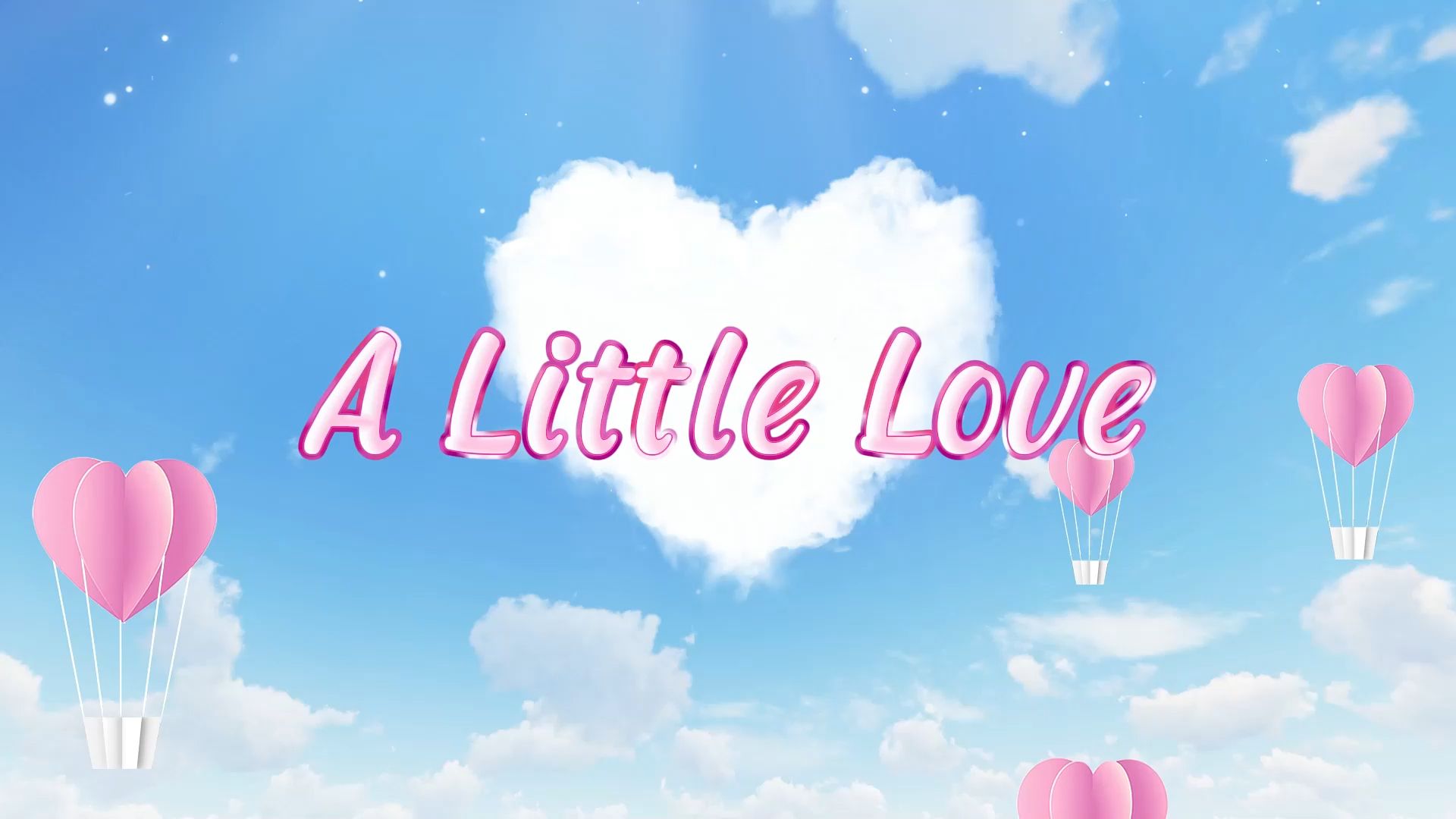 [图]《A little love》歌曲伴奏背景视频 音频MP3+背景MP4素材 LED舞美