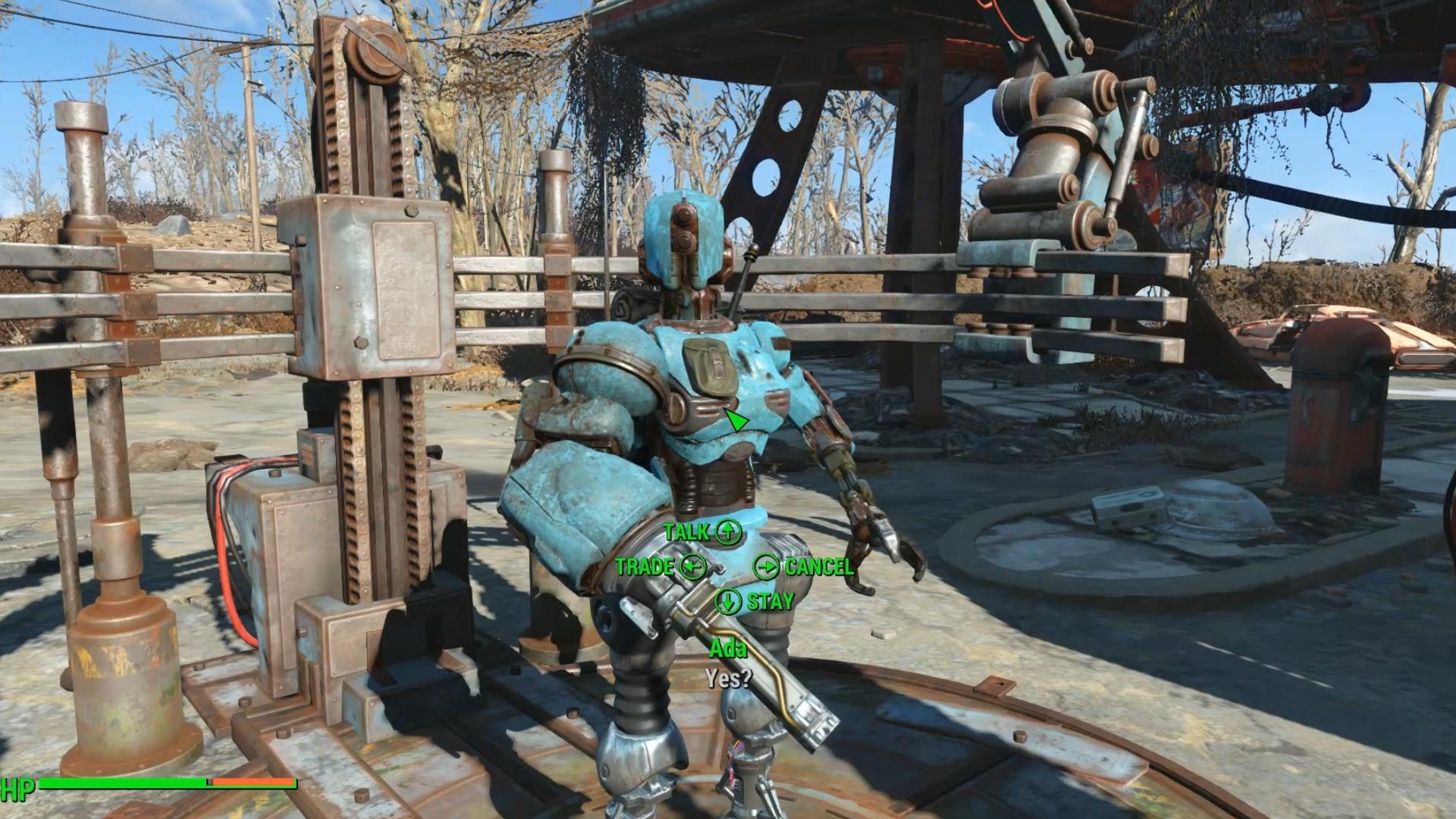 【辐射4】首个改造的机器人ada(游戏官方英文)