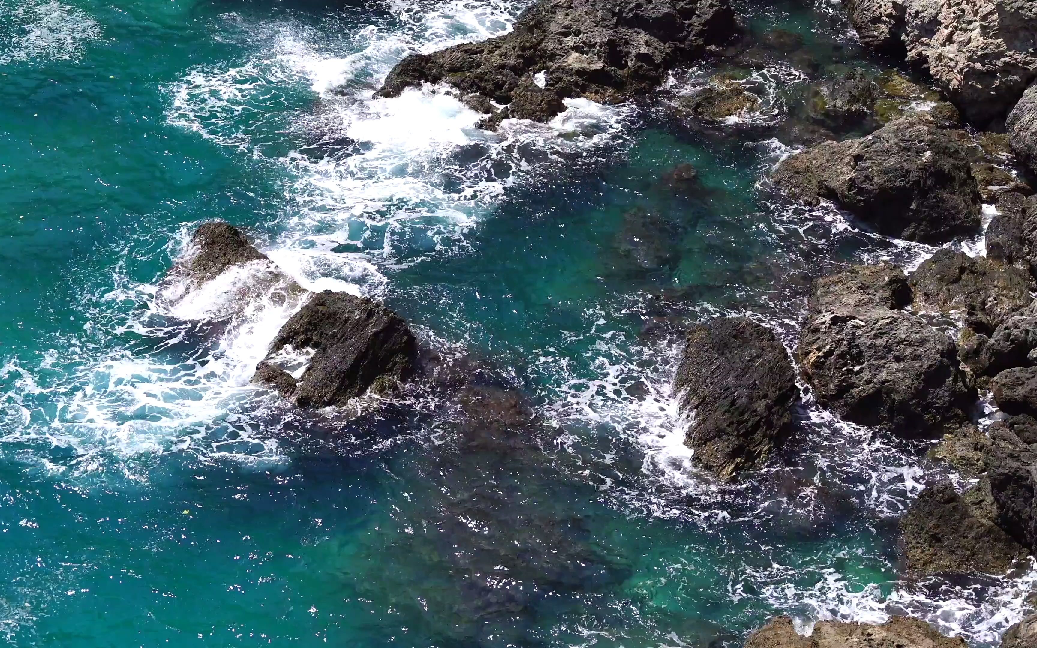 【空镜头】 海浪礁石大海海岸 视频素材分享哔哩哔哩bilibili