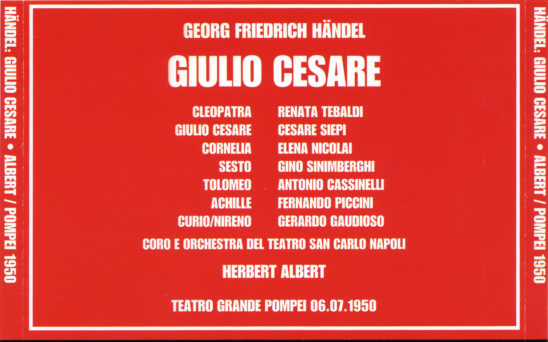 [图]【奇物】1950 现场 歇/逼大帝在埃及 Giulio Cesare in Egitto