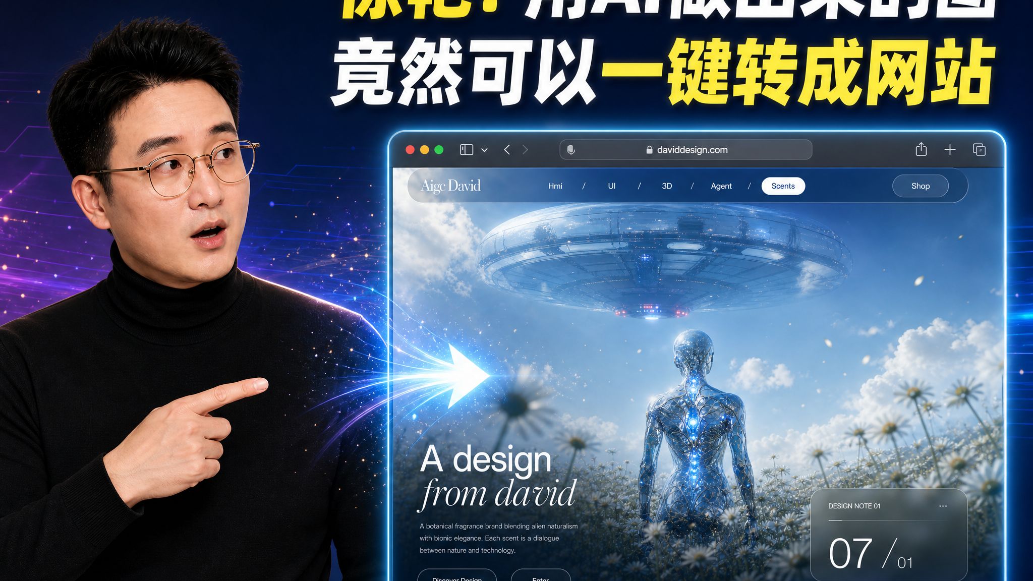 【工作流】1分钟让单张AI图秒变动效网页