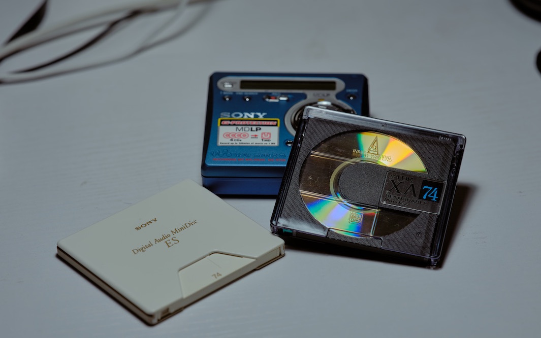 md 碟片拆封 sony md es & tdk xa