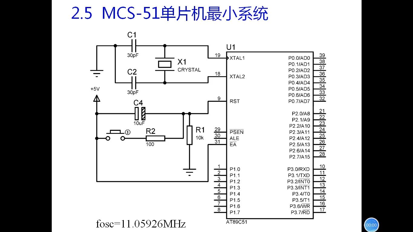 1 proteus绘制单片机最小系统