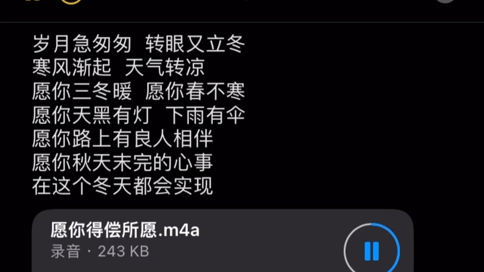愿你得偿所愿