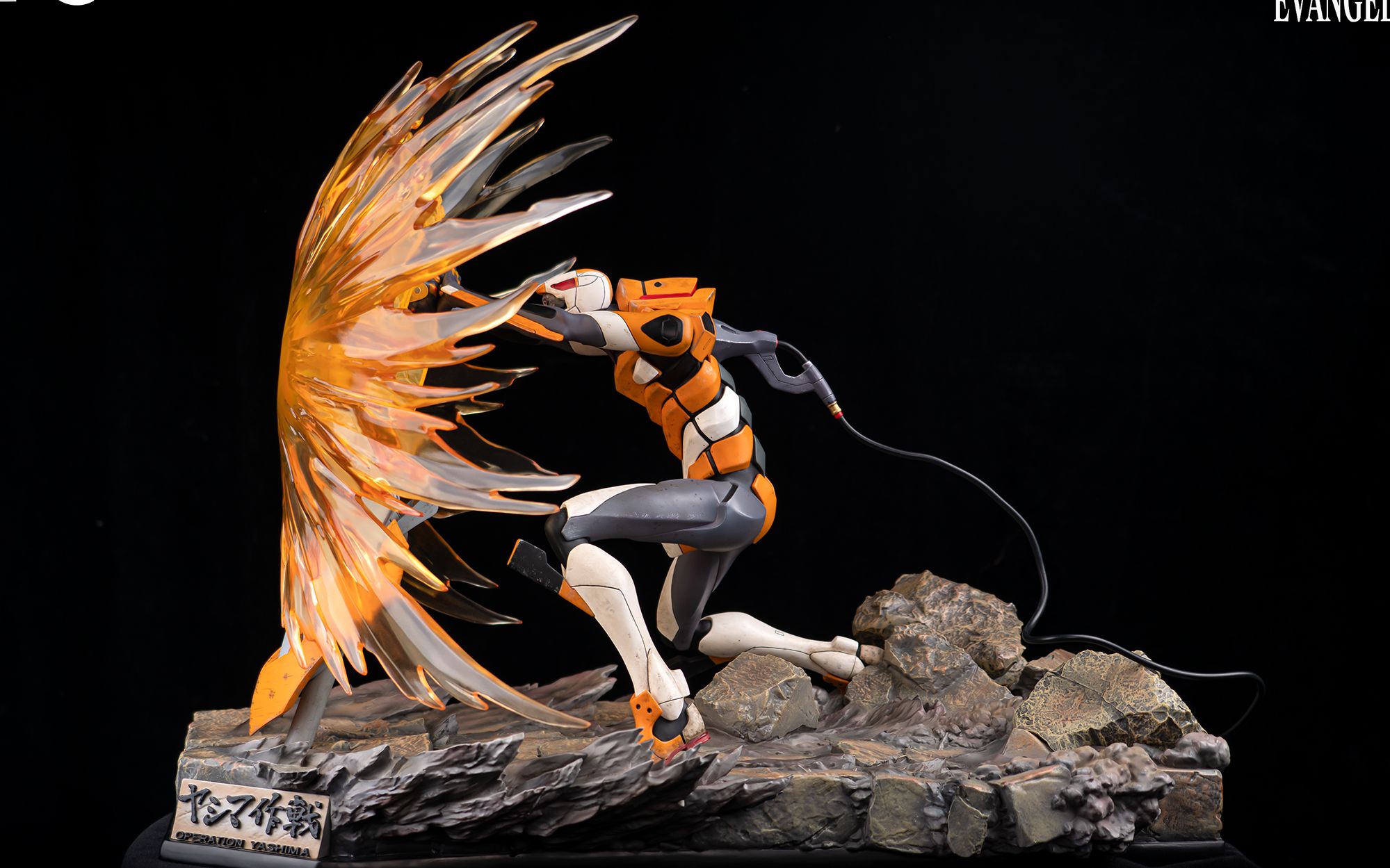 【开箱视频】 「开天eva系列-屋岛作战 零号机」_哔哩哔哩 (゜-゜)つ