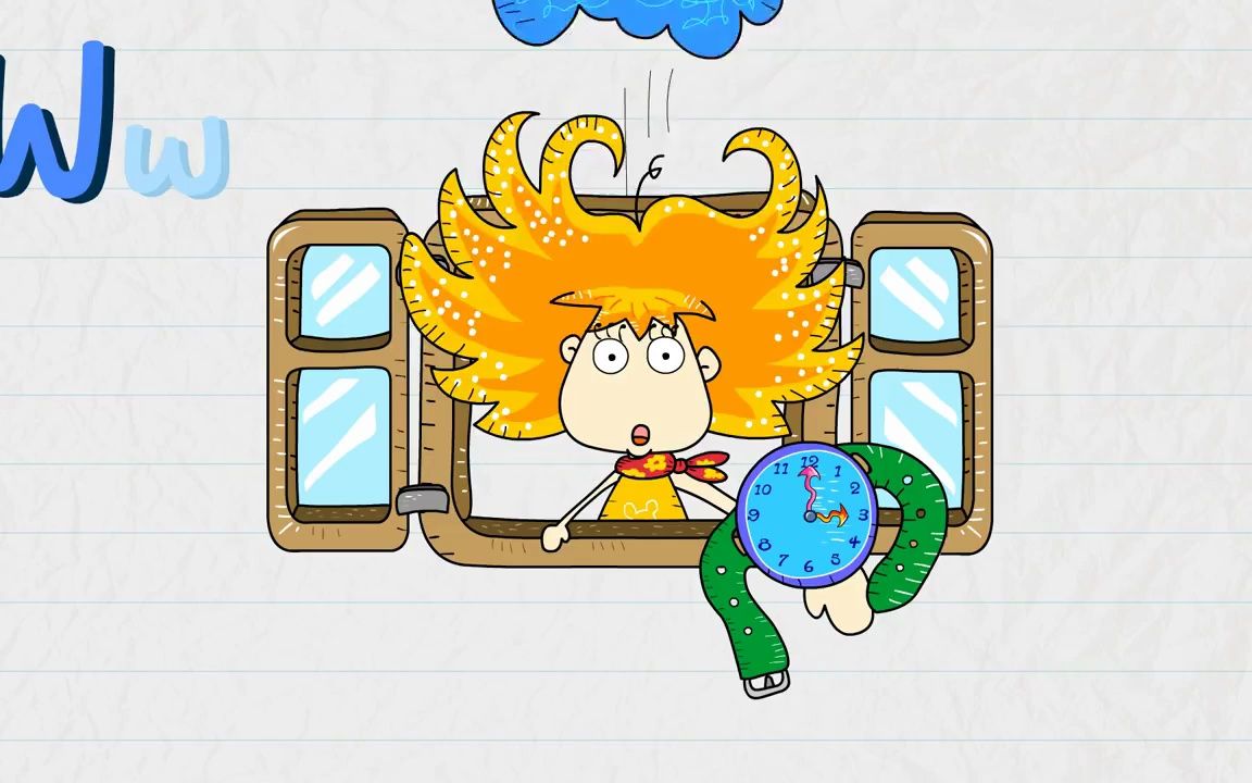 39.w is for watch, wig, window - letter