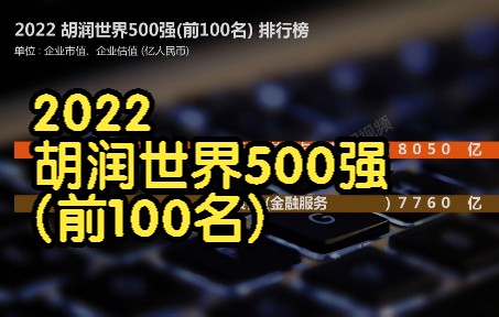 2022 胡润世界500强(前100名) 排行榜, 500强一共来自29个国家哔哩哔哩bilibili