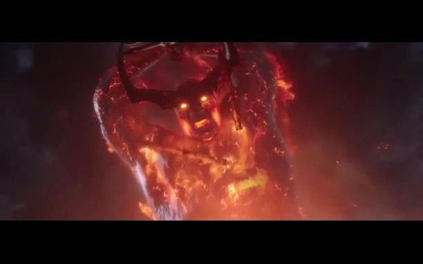 影视剪辑 雷神3:诸神黄昏 洛基把火焰巨人苏尔特尔释放,用来对抗死亡