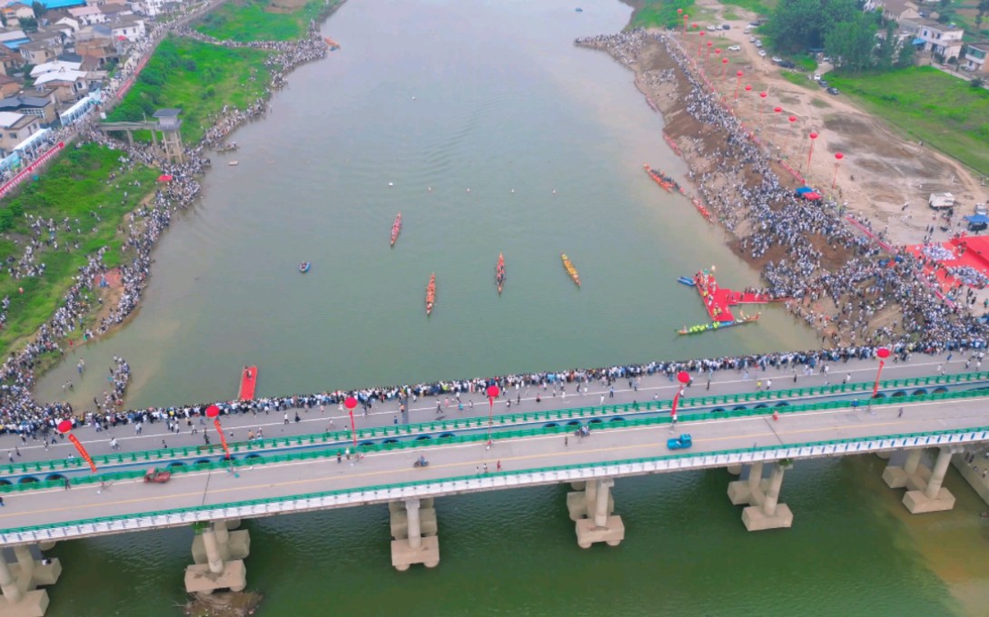 mini3pro拍摄池州秋浦河龙舟赛