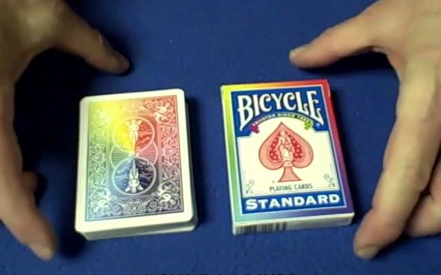 [图]【魔术表演】Contest - One Card Two Card Red Card Blue Card