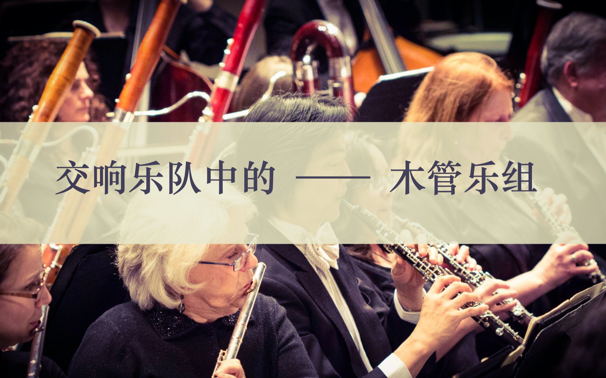 活动作品音乐微课堂交响乐队中的木管乐组