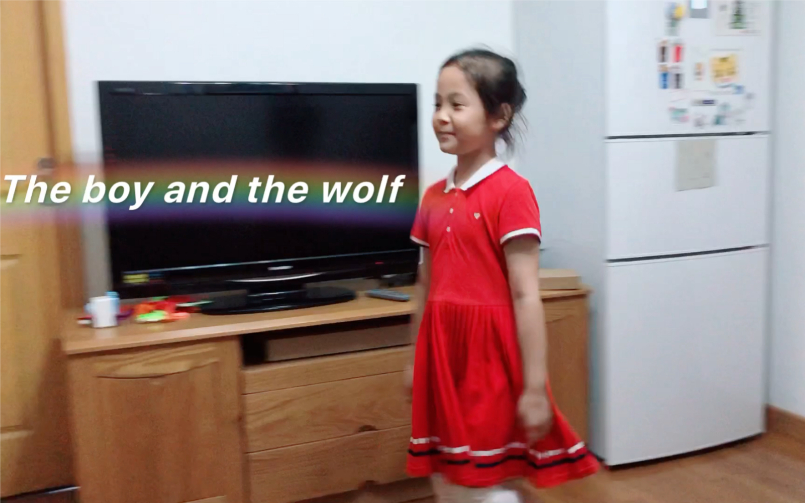 [图]课本剧《The boy and the wolf》