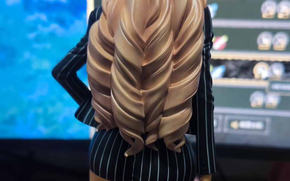 【手办鉴赏】 大气工业 褐色ol社长 锦织爱