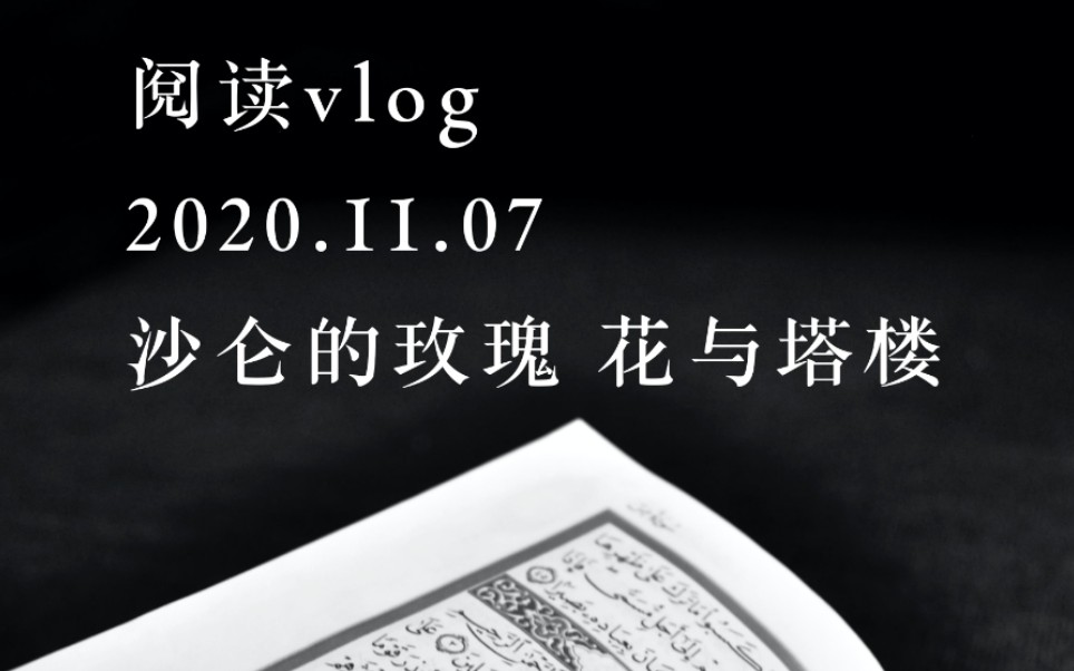 [图]阅读vlog | 2020.11.07 | 沙仑的玫瑰 花与塔楼