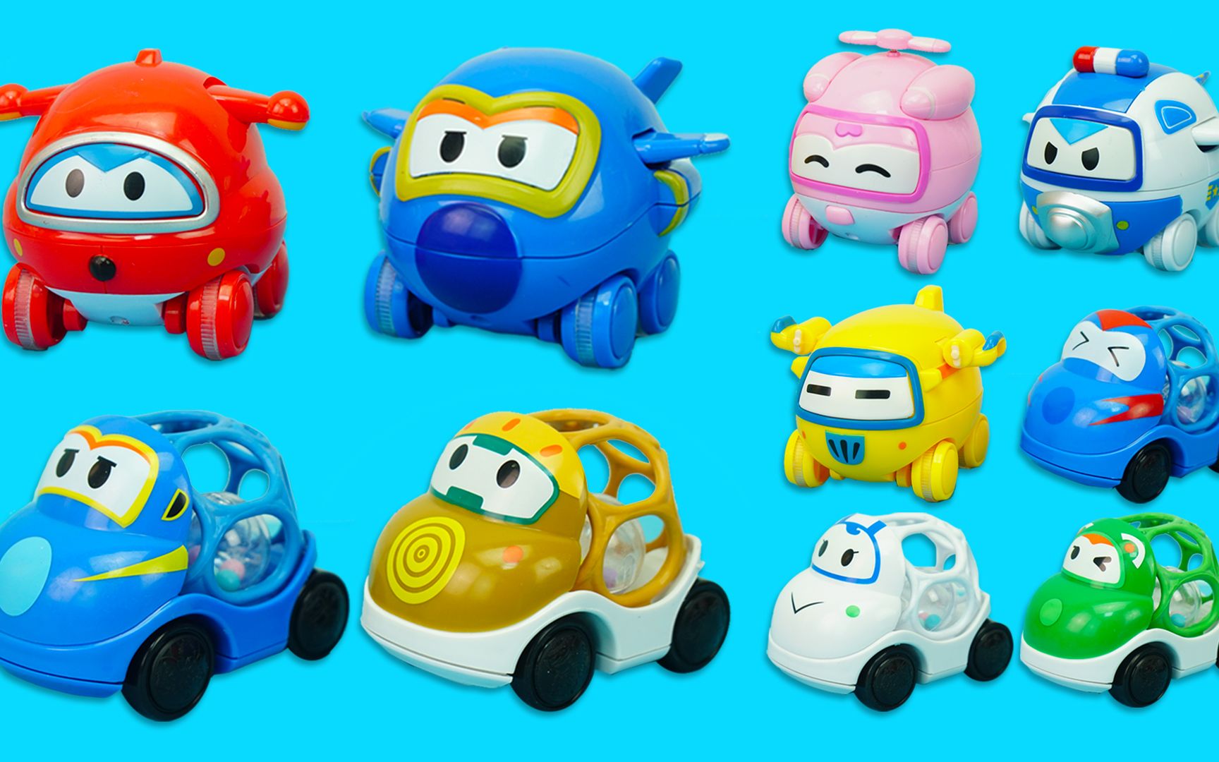 超级飞侠玩具:10款惯性滑行的q版小车