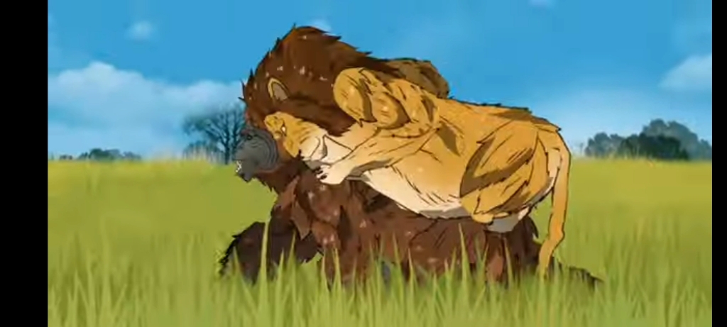 史前斗兽 洞狮vs巨猿