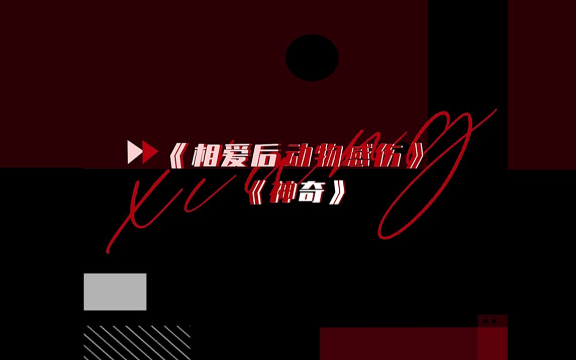 肖战191231《神奇》&201231 《相爱后动物感伤》混剪