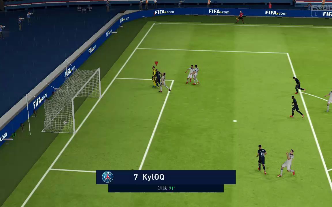 fifa22 ns姆巴佩拿到一個單刀機會