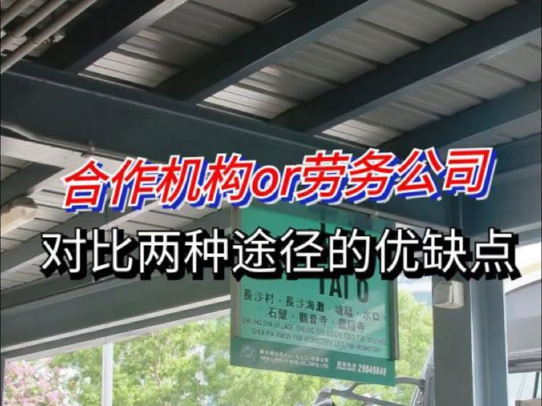 合作机构or劳务公司直接申请:浩哥带你对比两种途径的优缺点哔哩哔哩bilibili