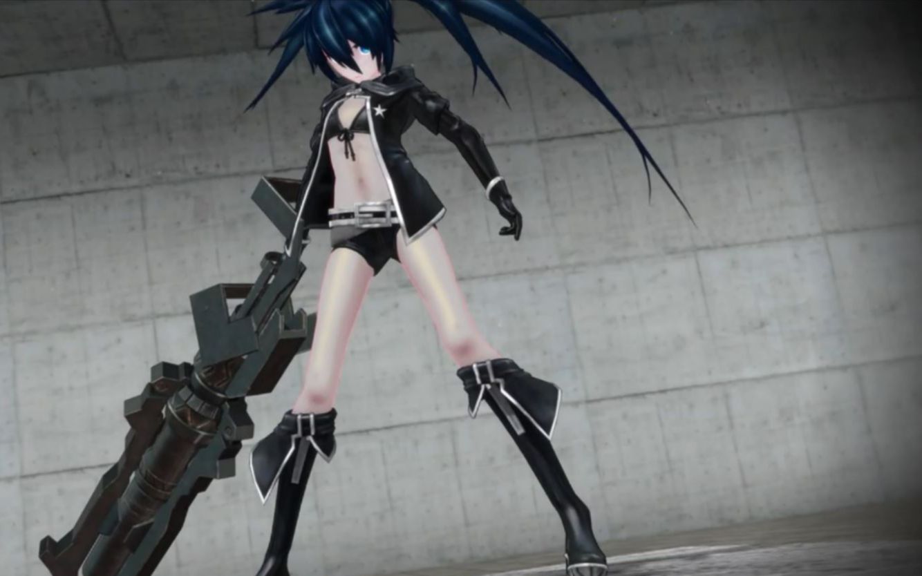 [图]【Black Rock Shooter】黑岩射手踩到石化黏著劑 小劇場#1