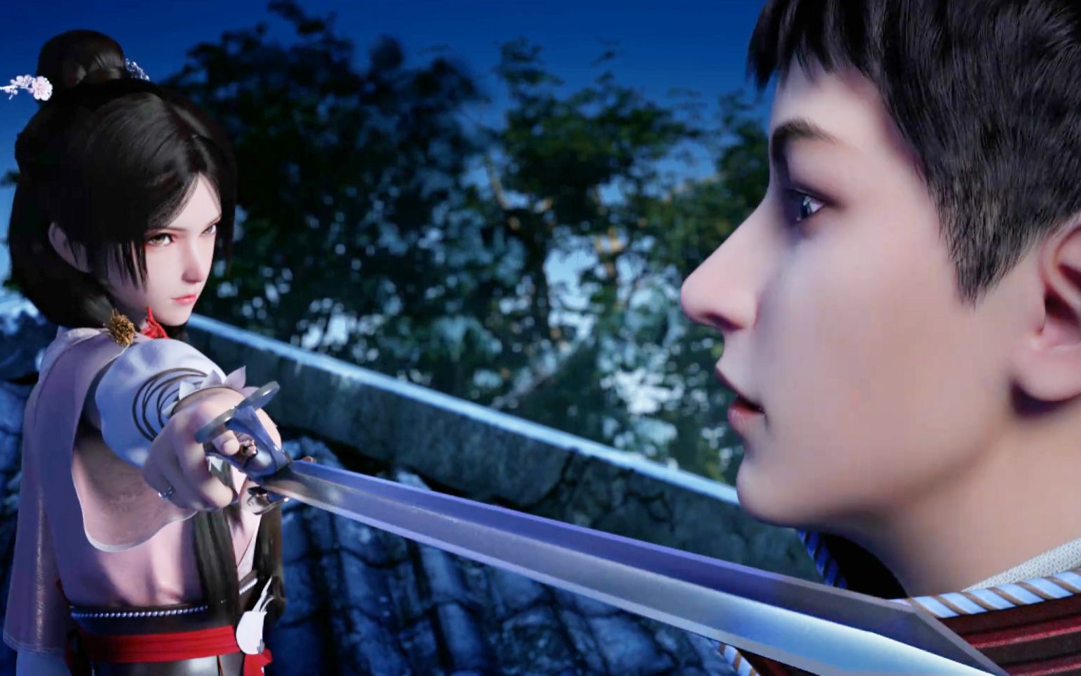 【元龙】王胜x宋嫣:当时那把剑离我的喉咙只有0.01公分