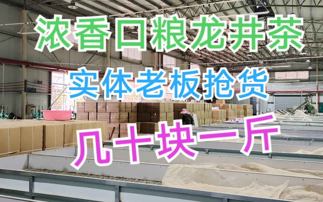 茶叶工厂2022龙井香茶出80斤,茶店老板抢货,为何都喜欢龙井?哔哩哔哩bilibili