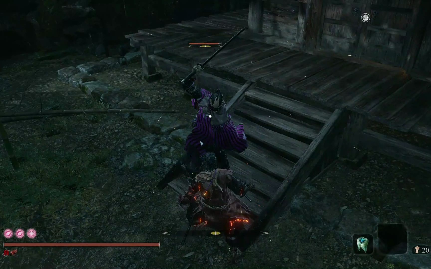 只狼,四周目三禁双难无伤三重塔的孤影众【害怕有萌新不会】