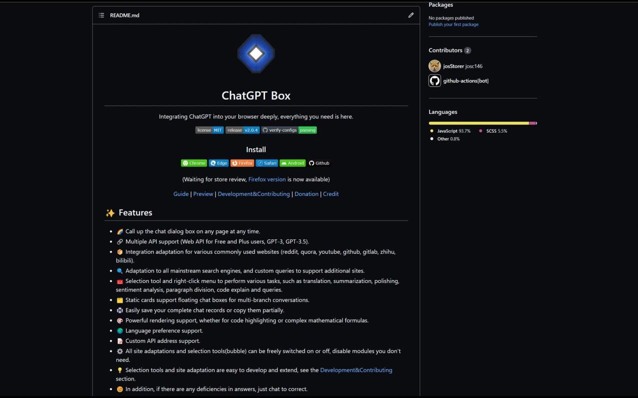 Chatgpt box mit 