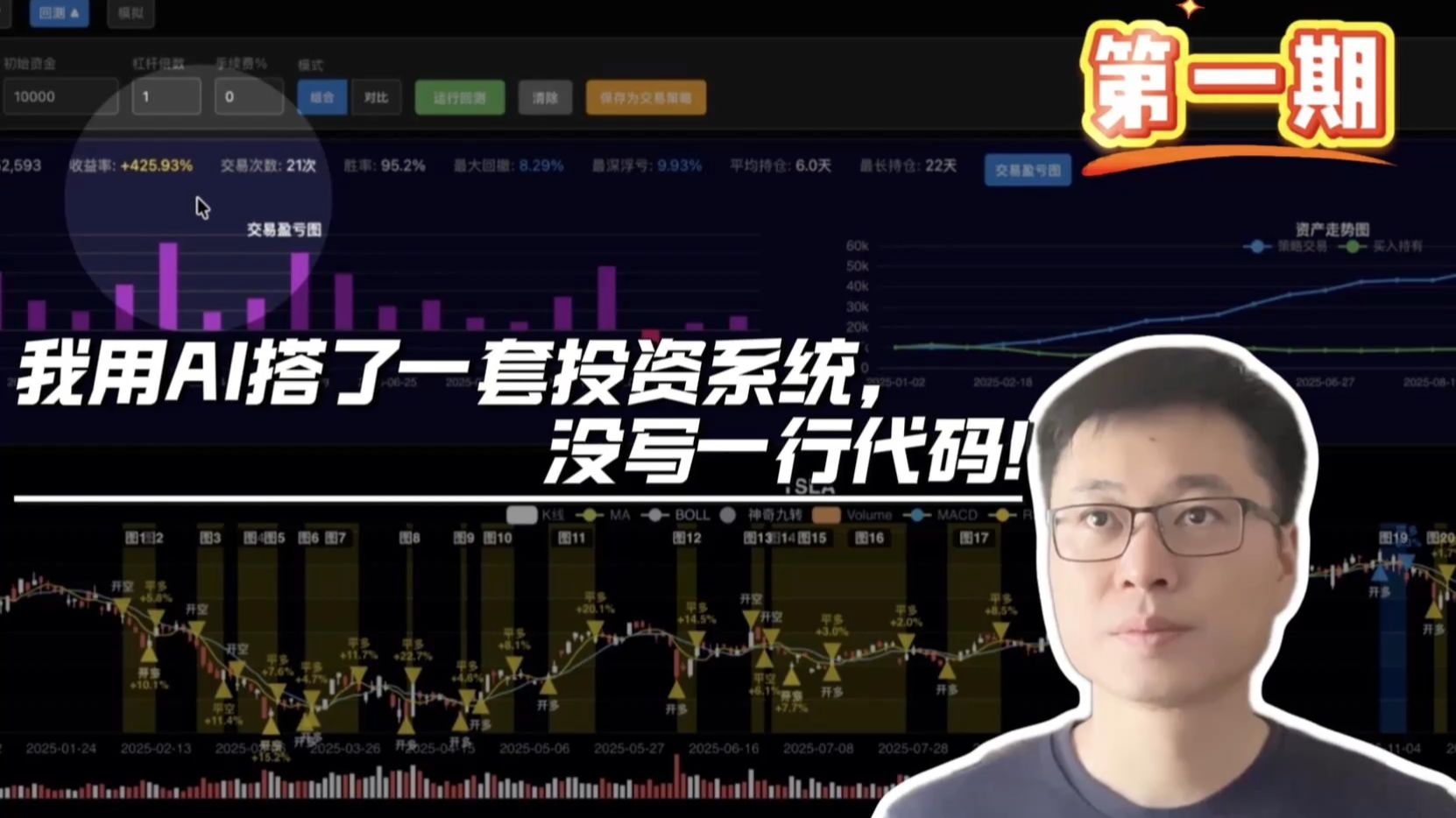 我用AI搭了一套量化交易回测系统,没写一行代码 | AI量化交易 Ep.1