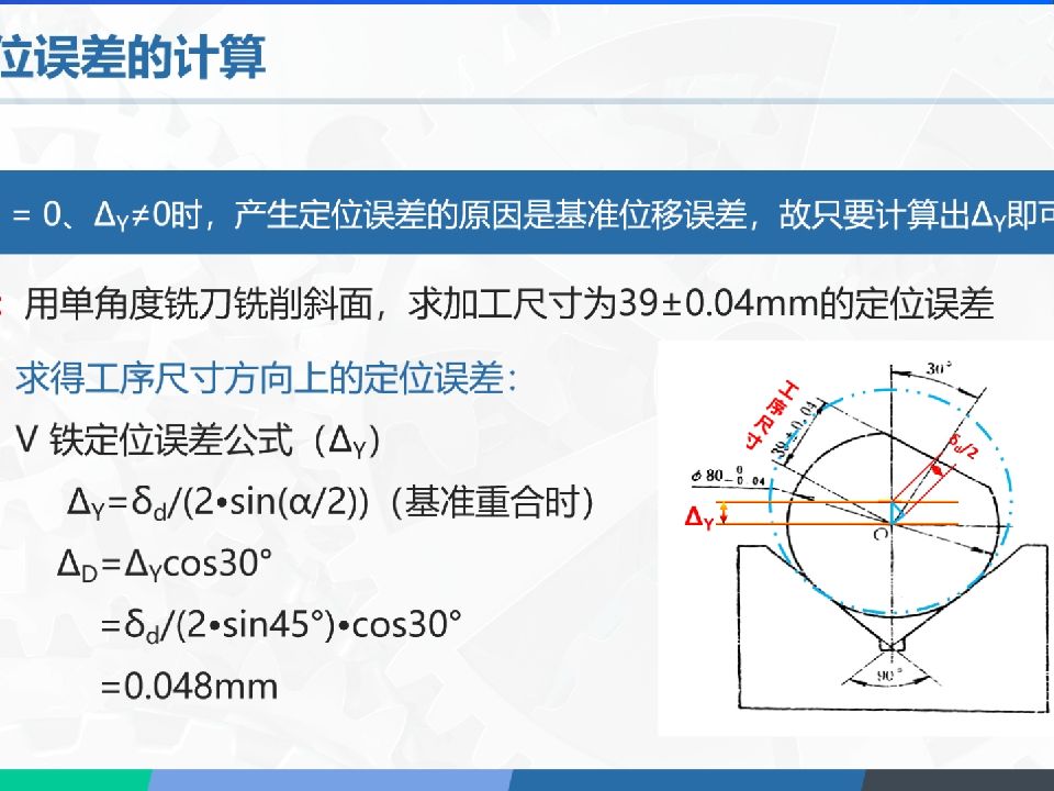 [图]定位误差分析2-基准不重合误差及三种情况案例