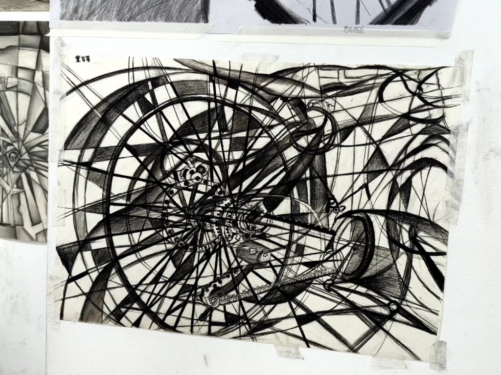 抽象素描,我画的是啥呀