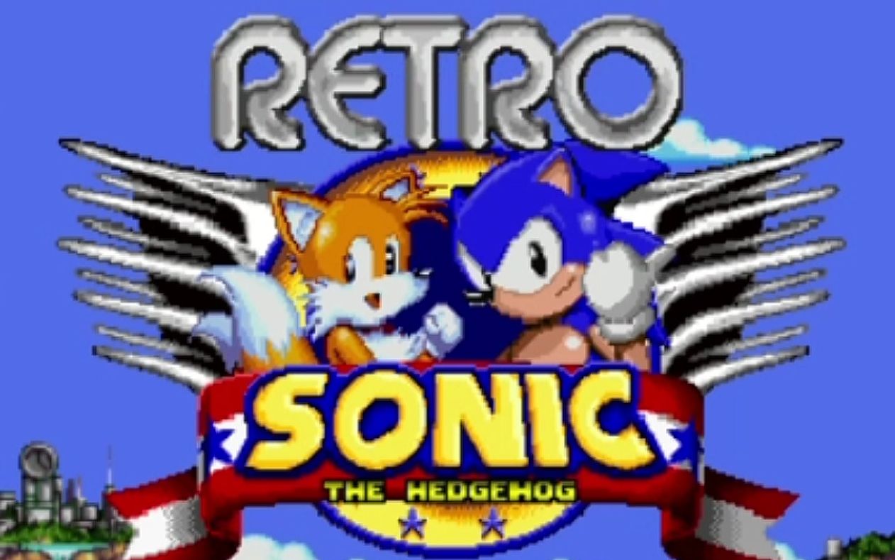 [图]《Retro Sonic (PC, 2007)》索尼克历代作品移植版作者制作出来的同人游戏的全流程~ 发高烧在家，我得照顾好自己！