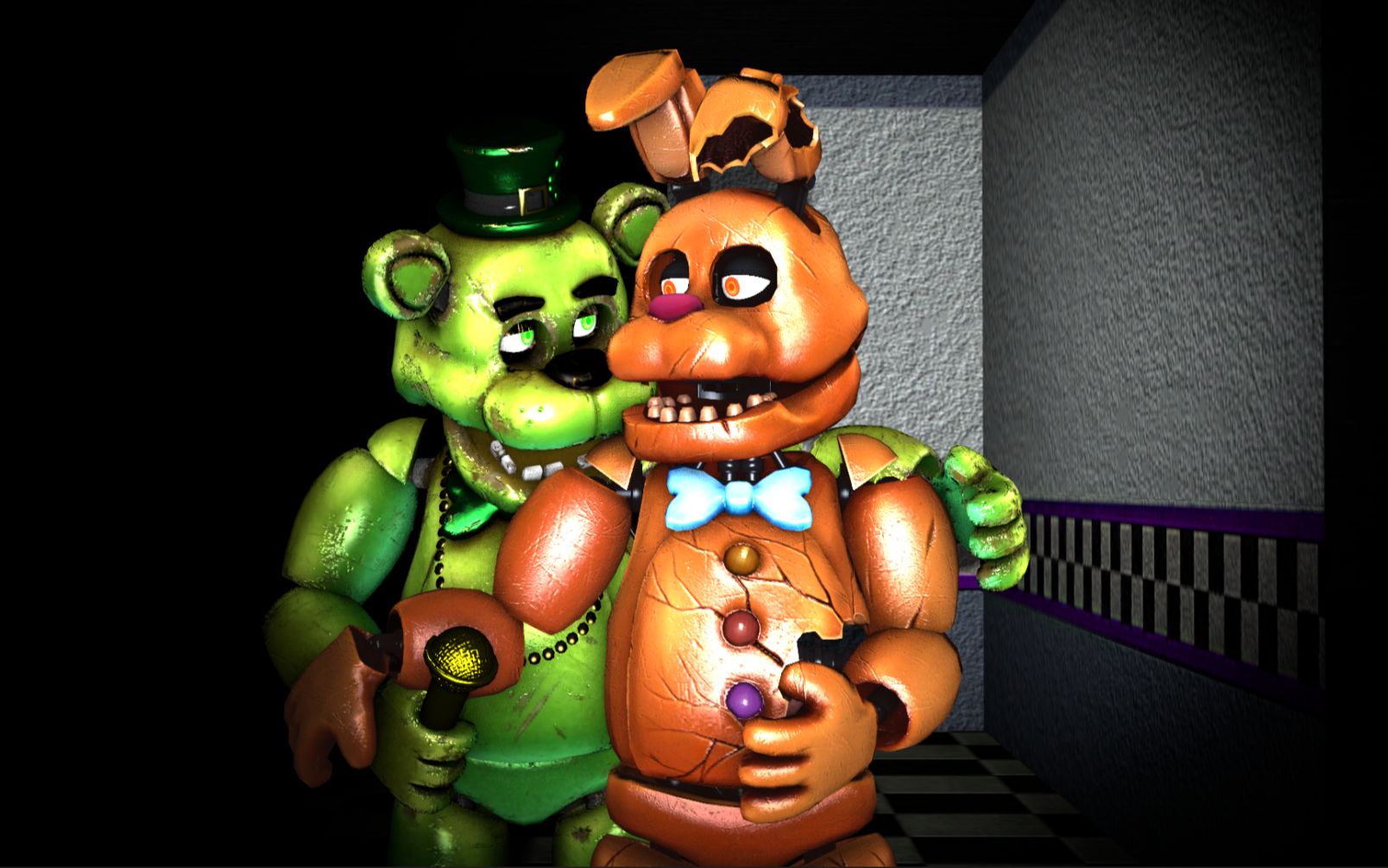 fnaf自制复活兔巧克力邦尼