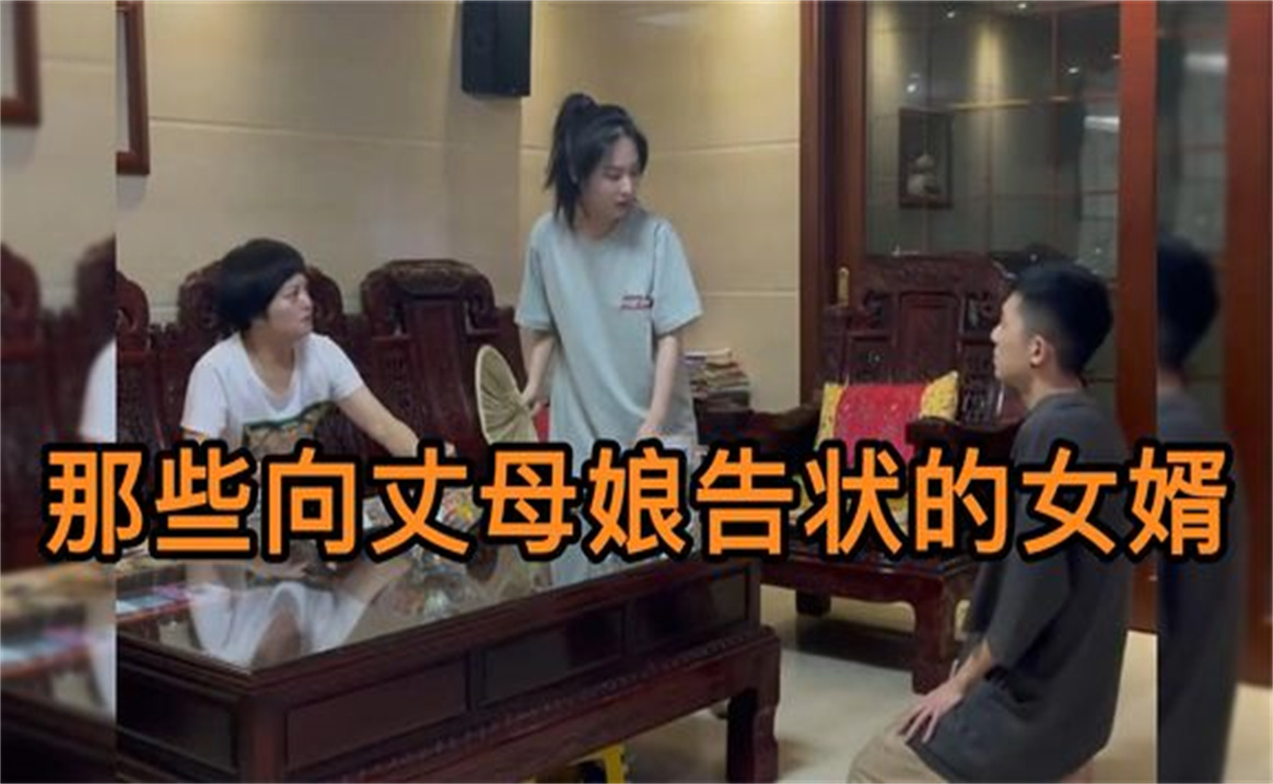 那些向丈母娘告状的女婿,各个都是男人的楷模哔哩哔哩bilibili