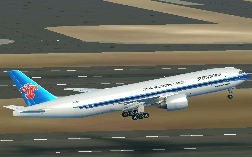 【infinite fright】波音boeing777-200f货机中国南方航空涂装起飞