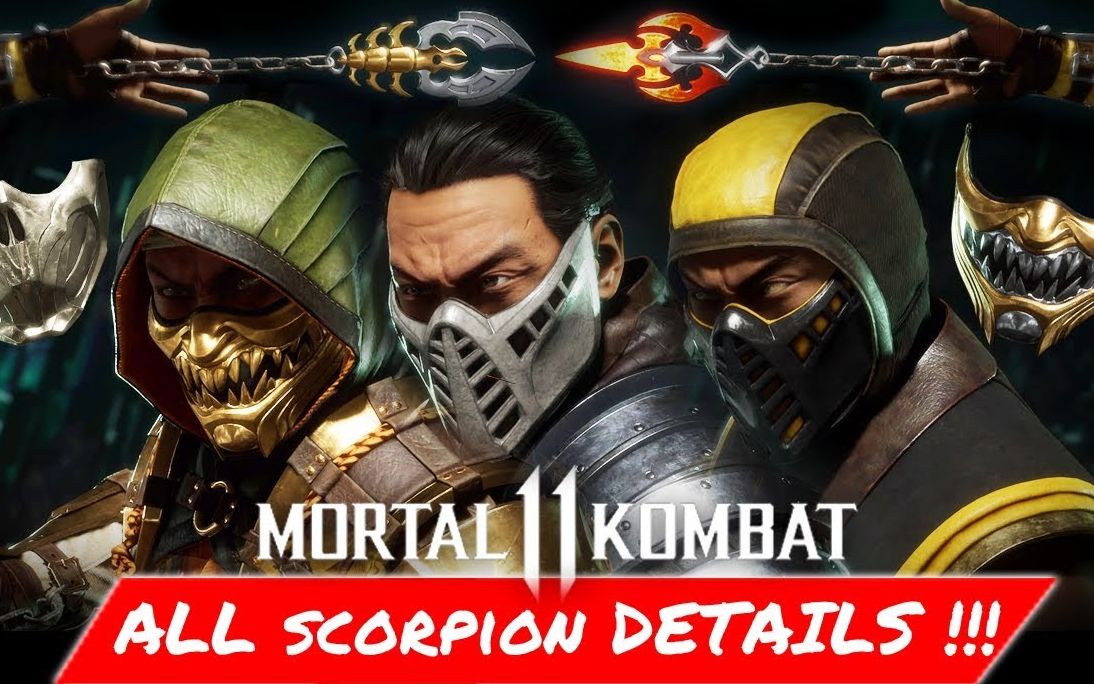 [图]真人快打11内部测试中蝎子的全部细节 -- MORTAL KOMBAT 11 CLOSED BETA SCORPION ALL DETAILS !!!