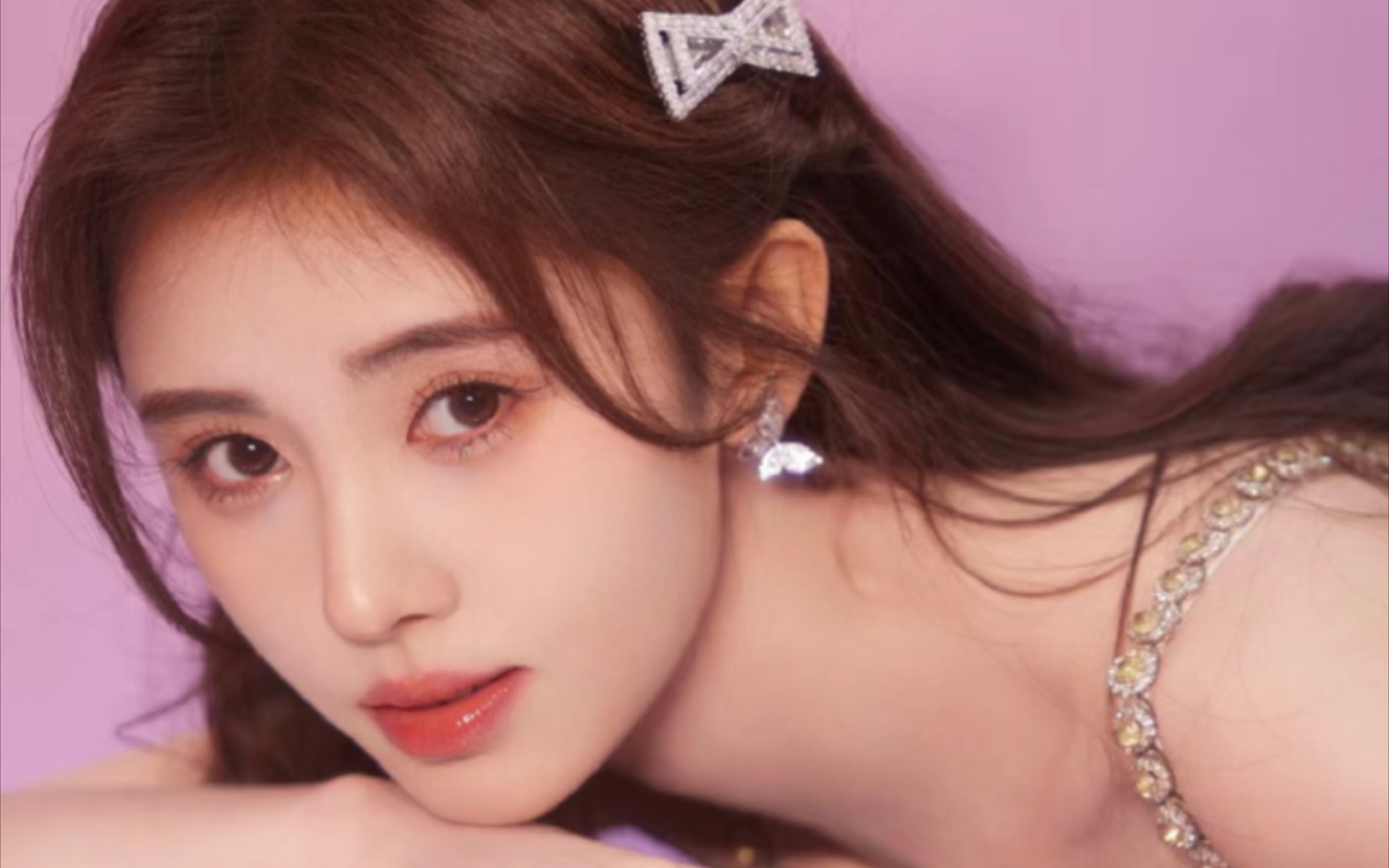 【鞠婧祎】98 小鞠的睫毛像扇子!