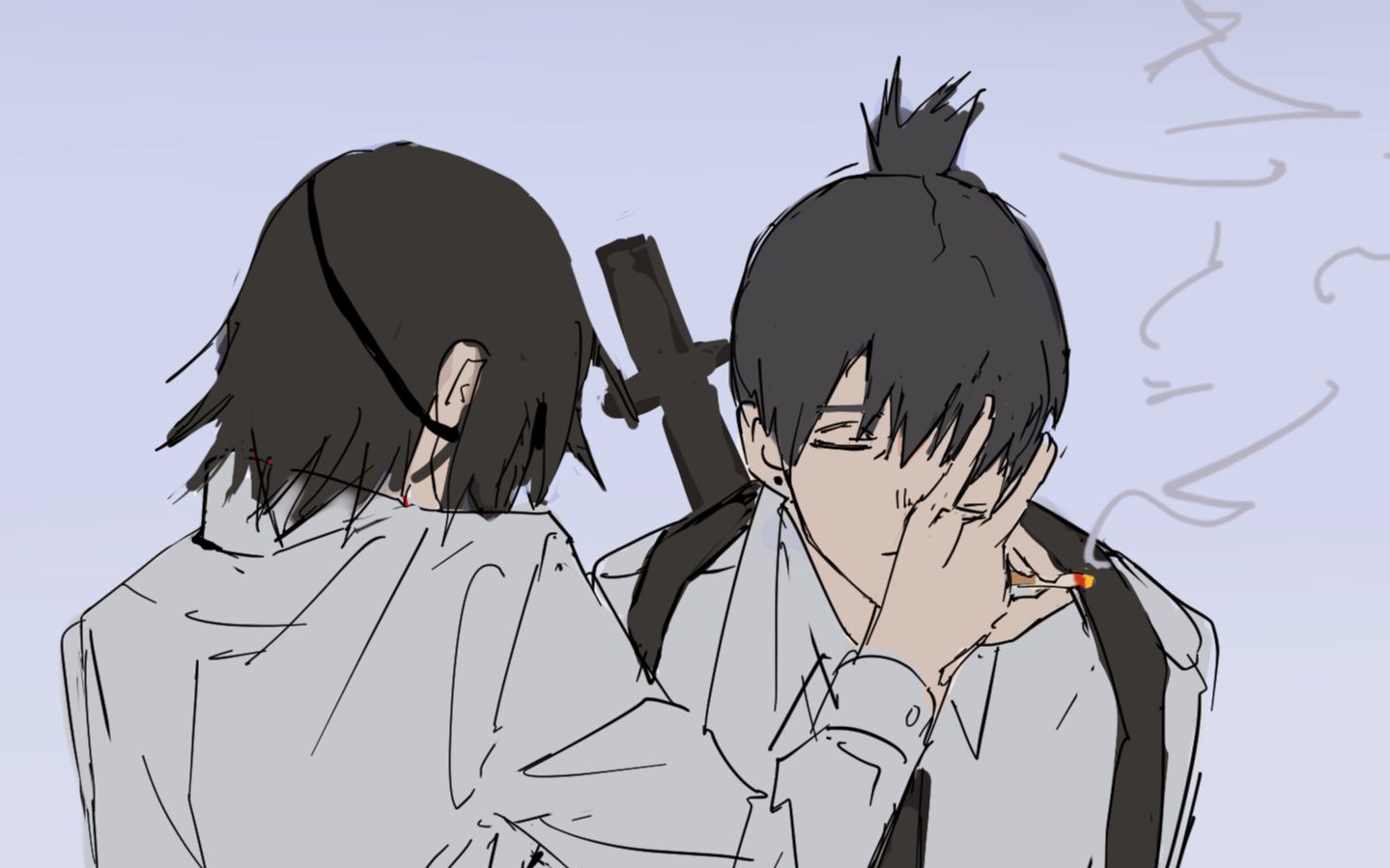 『电锯人mad/秋×姬野』回忆里的模样,陌生又透着光