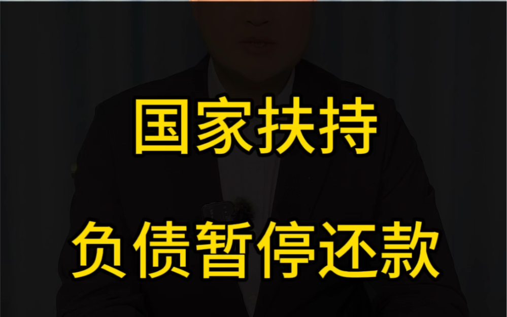 国家扶持负债人,花呗借呗网商贷网贷信用卡支持暂停还款哔哩哔哩bilibili