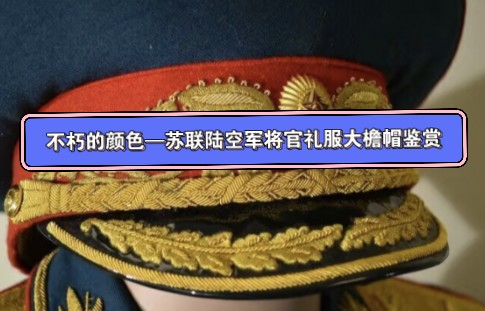 永恒的经典—苏联M69将官礼服大檐帽鉴赏哔哩哔哩bilibili